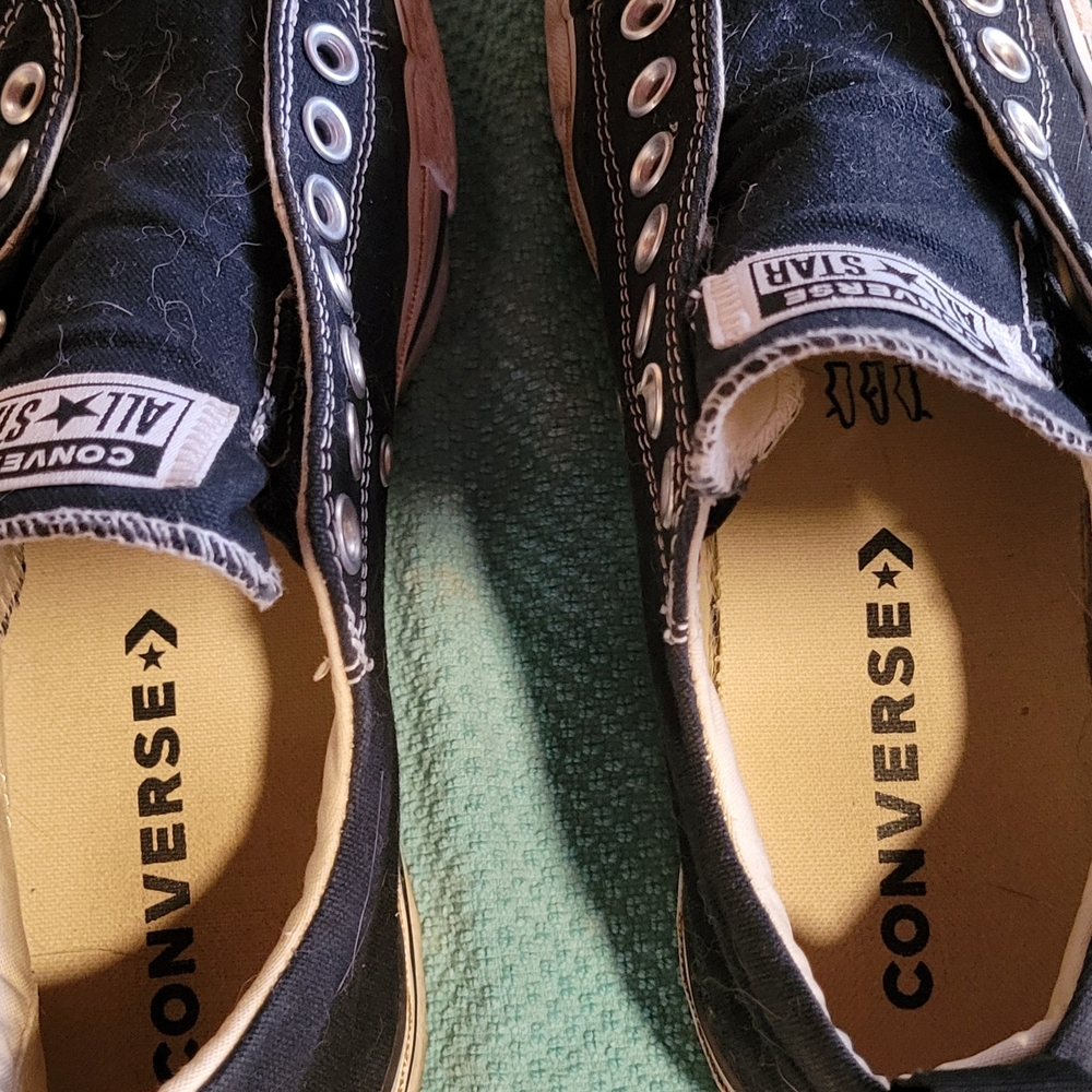 Black Converse Slip-On Sneakers - Picture 3 of 5